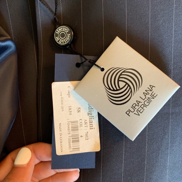 Brand new tags attached dark gray suit - Picture 2 of 4